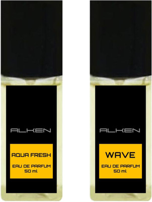 

Alken Aqua Fresh and Wave Combo (Pack of 2 Perfume) Eau de Parfum - 50 ml(For Men & Women)