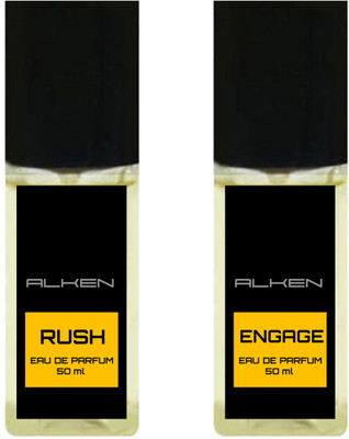 

Alken Rush and Engage Combo (Pack of 2 Perfume) Eau de Parfum - 50 ml(For Men)