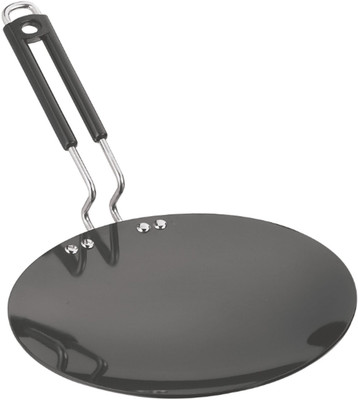

Wonder World ® Hard Anodised Non-stickConcave Tawa Tawa 27 cm diameter(Aluminium, Hard Anodised, Non-stick), Black