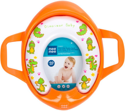 MeeMee Soft Cushioned Potty Seat with Support Handles (Orange) Potty Seat(Orange)