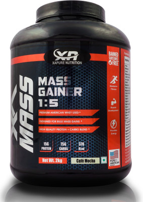 

Xapure Nutrition Weight Gainers/Mass Gainers(2 kg, Cafe Mocha)