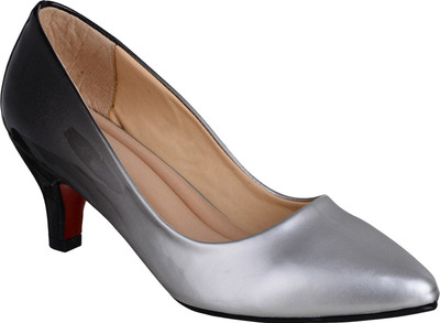 

SHERRIF SHOES Women Silver Multicolor Heels