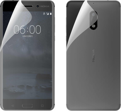 CASE CREATION Front and Back Screen Guard for Nokia 6(Pack of 2)