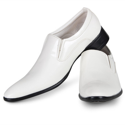 

NMD Patent Leather Formal Slip On For Men(White
