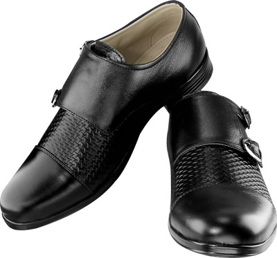 

Tapps Men's Genuine Leather Formal Shoes Lace Up For Men(Black