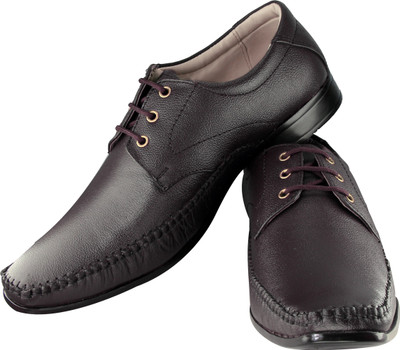 

Tapps Men's Genuine Leather Formal Shoes Lace Up For Men(Brown