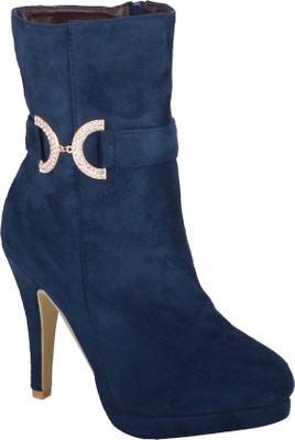 

Shuz Touch Boots For Women(Blue