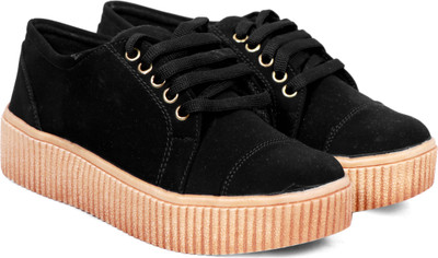 

Beonza Sneakers For Women(Black, Tan