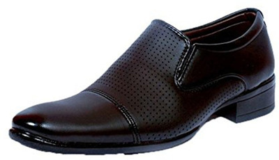 

Deals4you Men's Slip On Black Formal Shoes Slip On For Men(Black