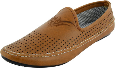 

Deals4youÃÂ Mens And Boys Casual Synthetic Leather partywear wedding loafers Loafers For Men(Tan