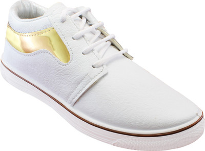 

Claptrap Boys Lace Casual Boots(White
