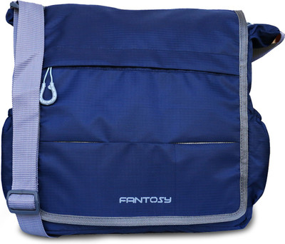 

Fantosy Men Casual Blue Polyester Sling Bag