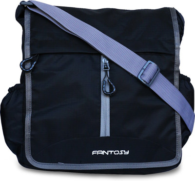 

Fantosy Men Casual Blue Polyester Sling Bag
