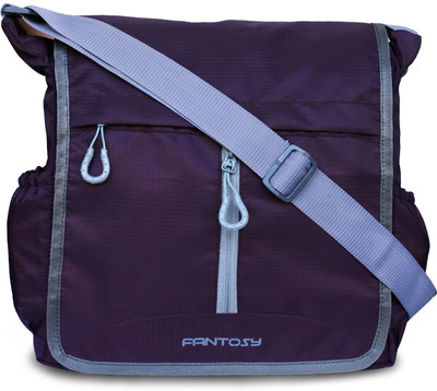 

Fantosy Men Casual Purple Polyester Sling Bag