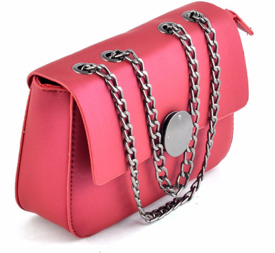 

Urbantra Girls Evening/Party Red Silicon Sling Bag