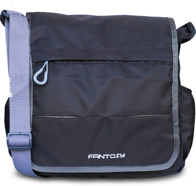 

Fantosy Men Casual Grey Polyester Sling Bag