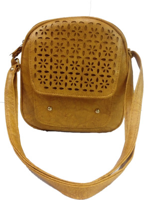

Panache Women Casual Tan Leatherette Sling Bag