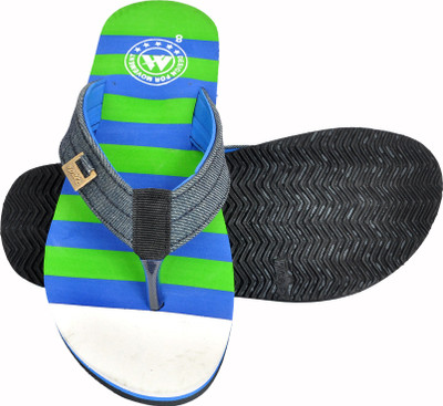 

Leather Line Tackl Flip Flops, Multicolor