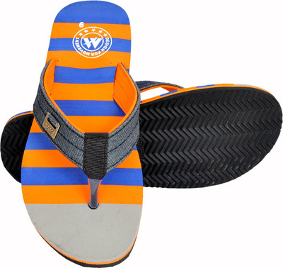 

Leather Line Tackl Flip Flops, Multicolor