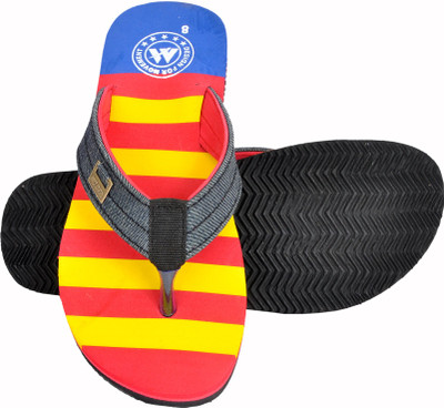 

Leather Line Tackl Flip Flops, Multicolor