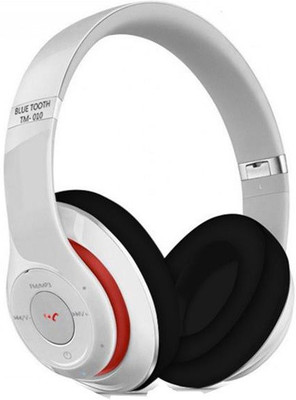 

Life Like STUDIO TM-010 WIRED & WIRELESS WITH TF CARD SLOT Smart Headphones(Wireless), White