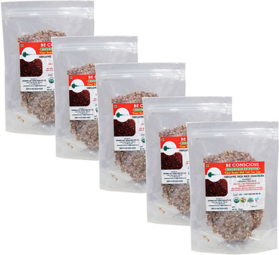 

Beconscious Red Rice Crackers Pack of 5(100 g, Pack of 5)
