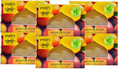 

Vagad's Khadi mango soap(100 g, Pack of 6)
