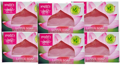 

Vagad's Khadi lotus soap(100 g, Pack of 6)