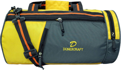 

Donex 1616 G Duffle Bag(Yellow, Kit Bag), Yellow grey