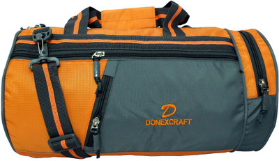 Donex 1616 G Duffle Bag(Orange, Kit Bag), Orange grey