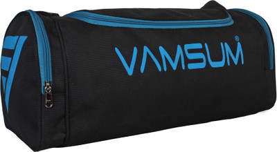 

VAMSUM SPORTY GYM BAG(Black, Kit Bag), Black;blue