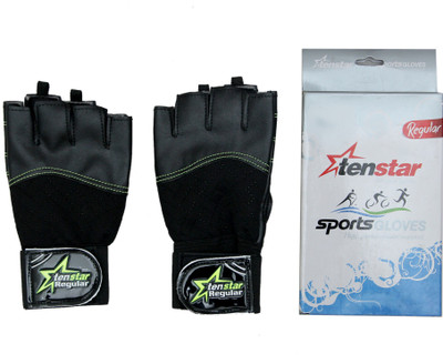 

Tenstar Regular Gym & Fitness Gloves (, Black