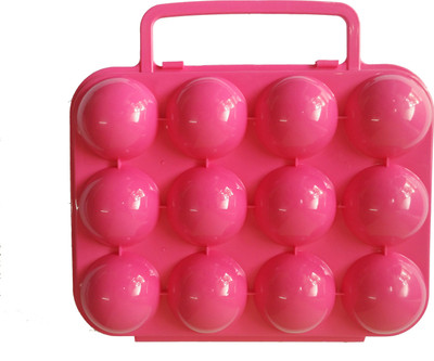 

TAG3 Plastic Egg Carry Tray Holder Carrier Box For 12 Pieces Eggs Storage Basket(Pack of 1)