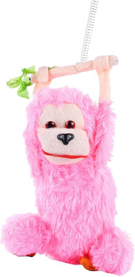 

MTC Hanging Monkey Animals Stuffed Soft Plush Toy Gift for Kids/Children/Home Decor/Kids Birthday-(Pink)- 42cm - 42 cm(Pink)