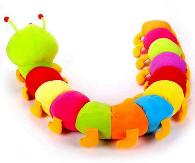 

MTC Combo Pack of White/Black Panda & Colourful Caterpillar Soft Toy (Panda-26cm; Catterpillar- 55cm) - 55 cm(Multicolor)