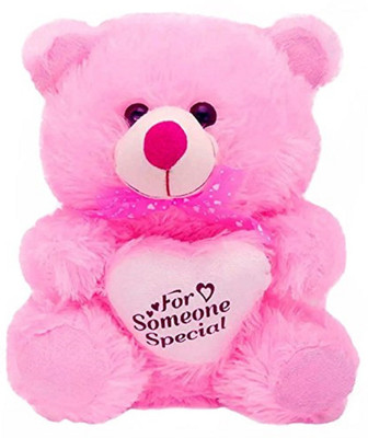 MTC For Someone Special Heart Stuffed Soft Plush Toy Kids cute Teddy Bear (Purple)- 30cm - 30 cm(Pink) available at flipkart for Rs.349