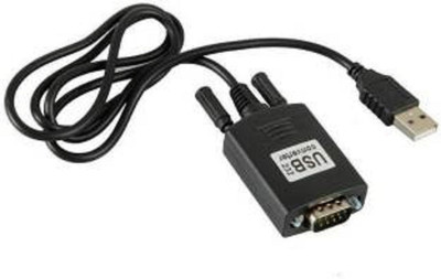 

TECHON TV-out Cable usb to serial (RS-232)(Black, For Computer)