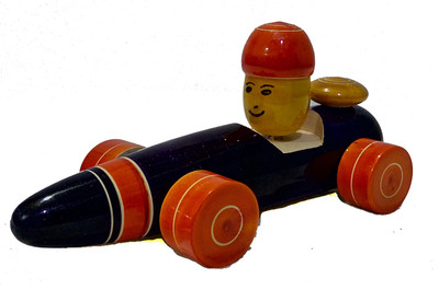

Crafts India Handcrafted Wooden Formula One Car(Multicolor)