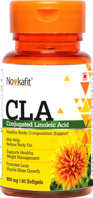 

Novkafit CLA Fat Burner 1000, Conjugated Linoleic Acid – 60 Softgel Capsules(60 No)