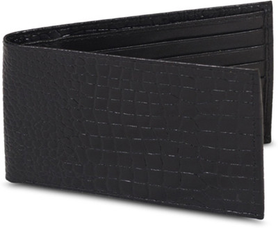 

HUNTING HORSE Men Black Genuine Leather Wallet(8 Card Slots)