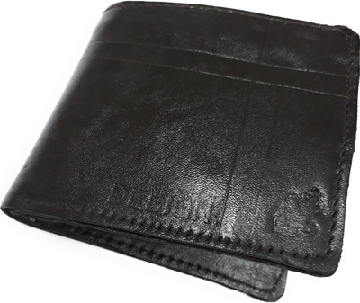

Lells Men Black Genuine Leather Wallet(8 Card Slots)