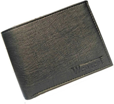 

Wenzest Boys Black Artificial Leather Wallet(10 Card Slots)