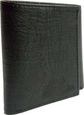 

Nizbha Collection Boys Gold Artificial Leather Wallet(6 Card Slots), Black