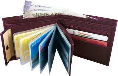 

IzcorpIndia Men Brown Artificial Leather Wallet(8 Card Slots)