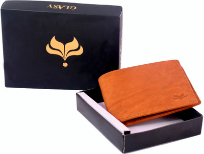 

Glasy Boys Tan Genuine Leather Wallet(3 Card Slots)