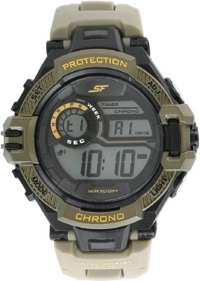 Sonata Super Fiber Brown Strap Digital Watch  - For Boys   Watches  (Sonata)