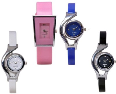 Aaradhya Fashion New Desiner 3 WC & 1 SQ Combo 4 Watch  - For Women   Watches  (Aaradhya Fashion)