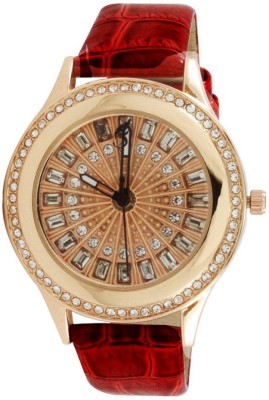 Talgo New Arrival Red Robin Season Special RRGDRD Shining Dial Red Colour Round Dial Red Genuine Leather Strap RRGDRD Watch  - For Women   Watches  (Talgo)