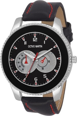 OCTIVO MARTIN OM-LT 1048 Black Analog Watch  - For Men   Watches  (OCTIVO MARTIN)