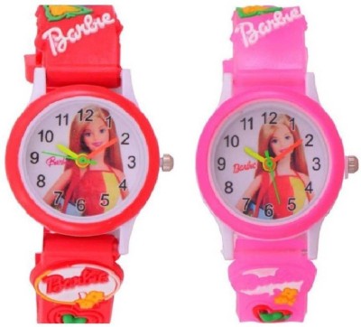 LAVISHABLE 5452Fashion Barbie Analog kids watch (packof2) Barbie Watch - For Girls Watch  - For Boys & Girls   Watches  (Lavishable)